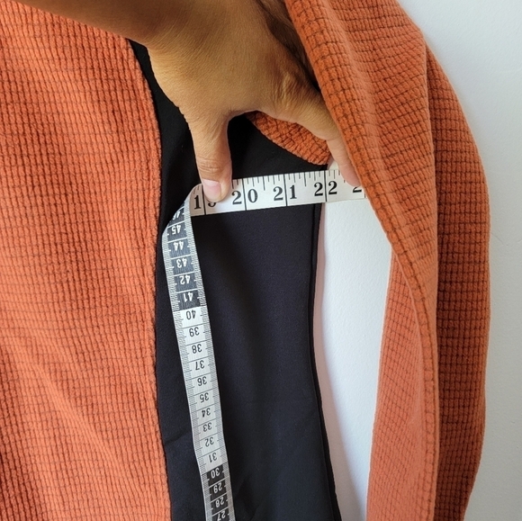 L.L.Bean orange outdoor casual long sleeve fleece sweater size XL women - Picture 5 of 8